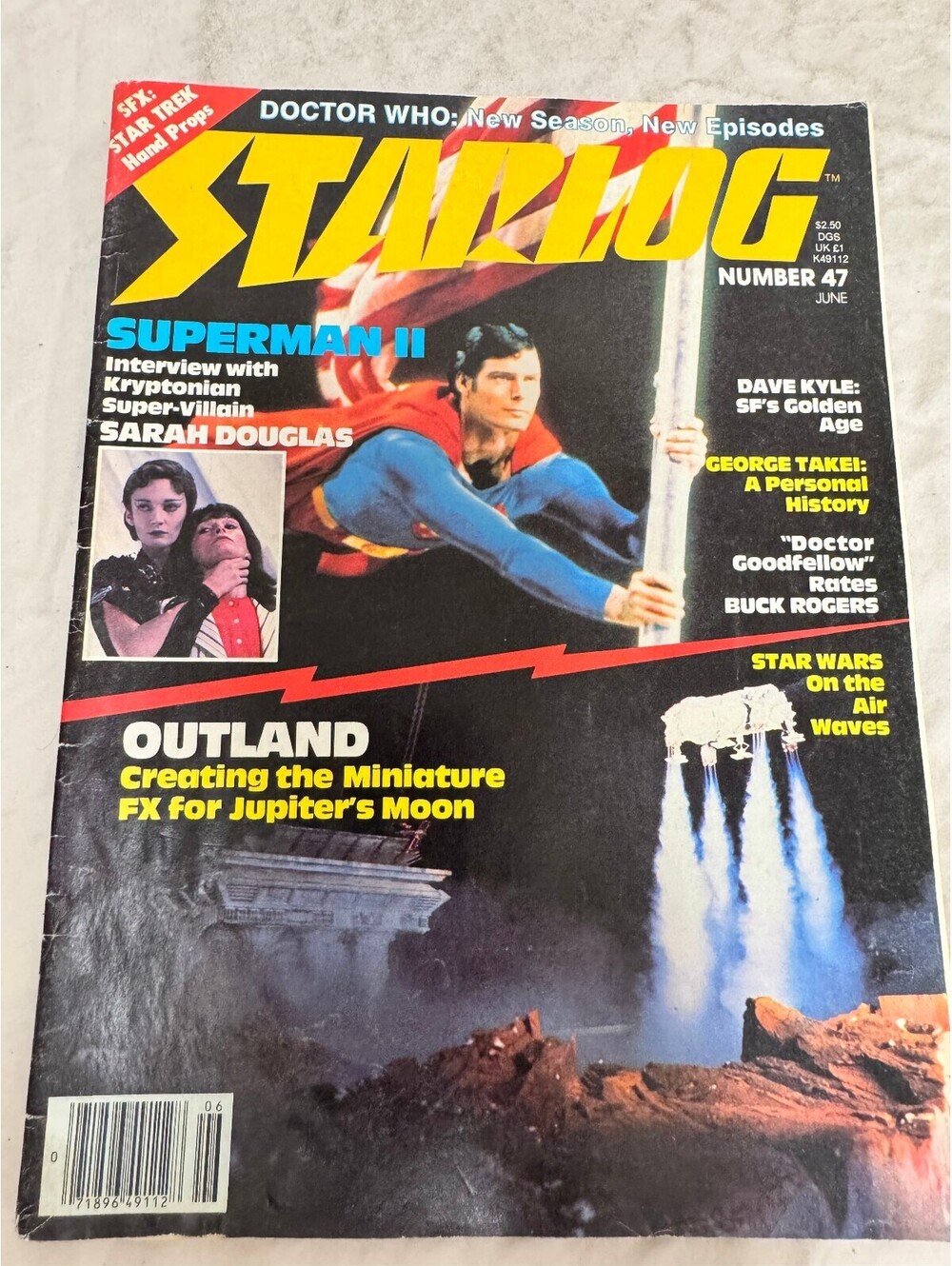 Starlog Magazine Issue 47 June 1981 Superman II Outland Star Trek Props